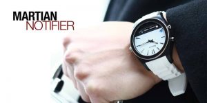 Wearing Martian Watches Notifier White
